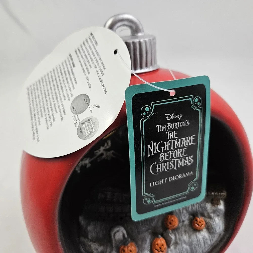 The Nightmare Before Christmas Diorama Lighted Jack Skellington Disney NWT